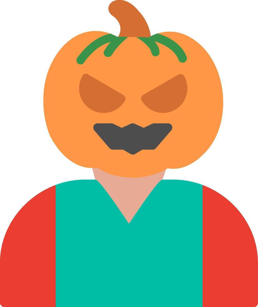 Pumpkin Illustration Flat Design vector