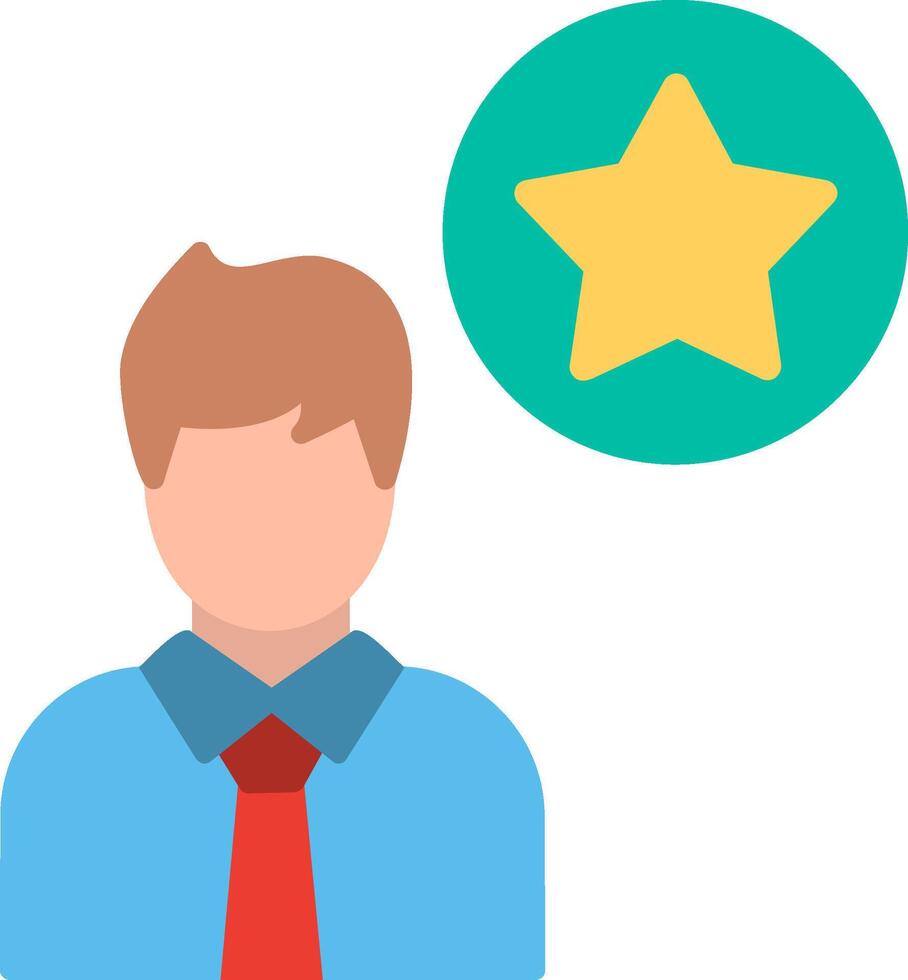 Leader Illustration Flat Design vector