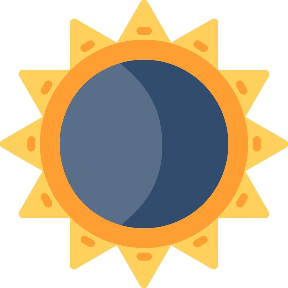 Eclipse Illustration Flat Design vector