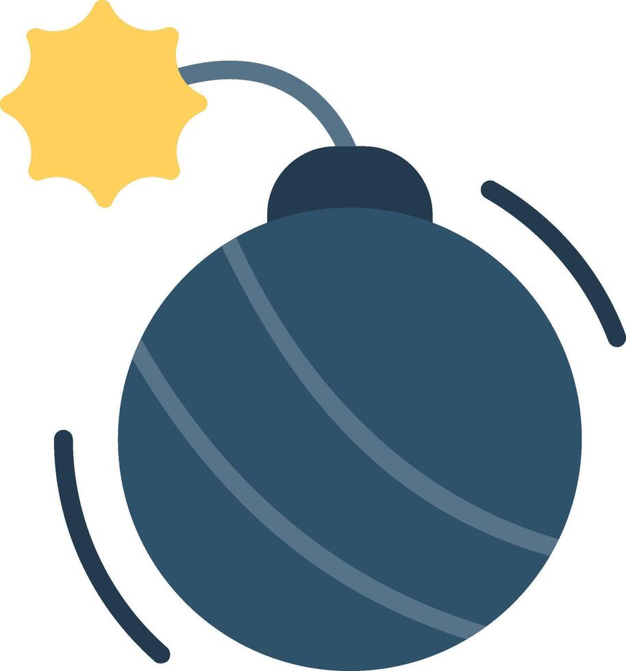 Bomb Illustration Flat Design vector