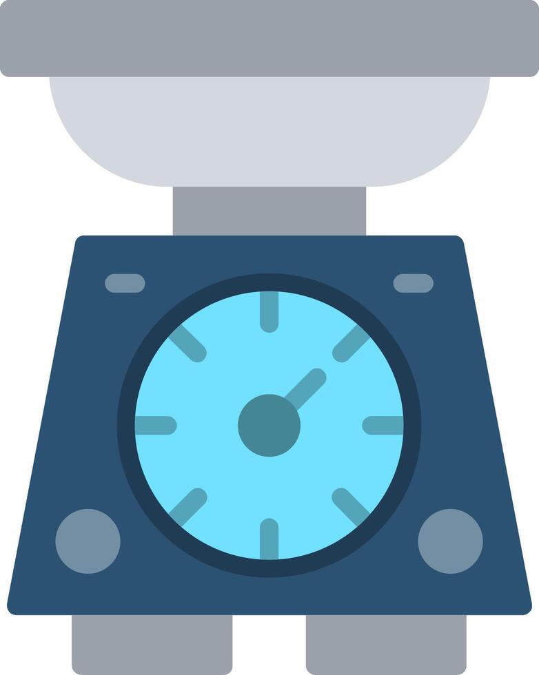 Weight Scale Illustration Flat Design vector