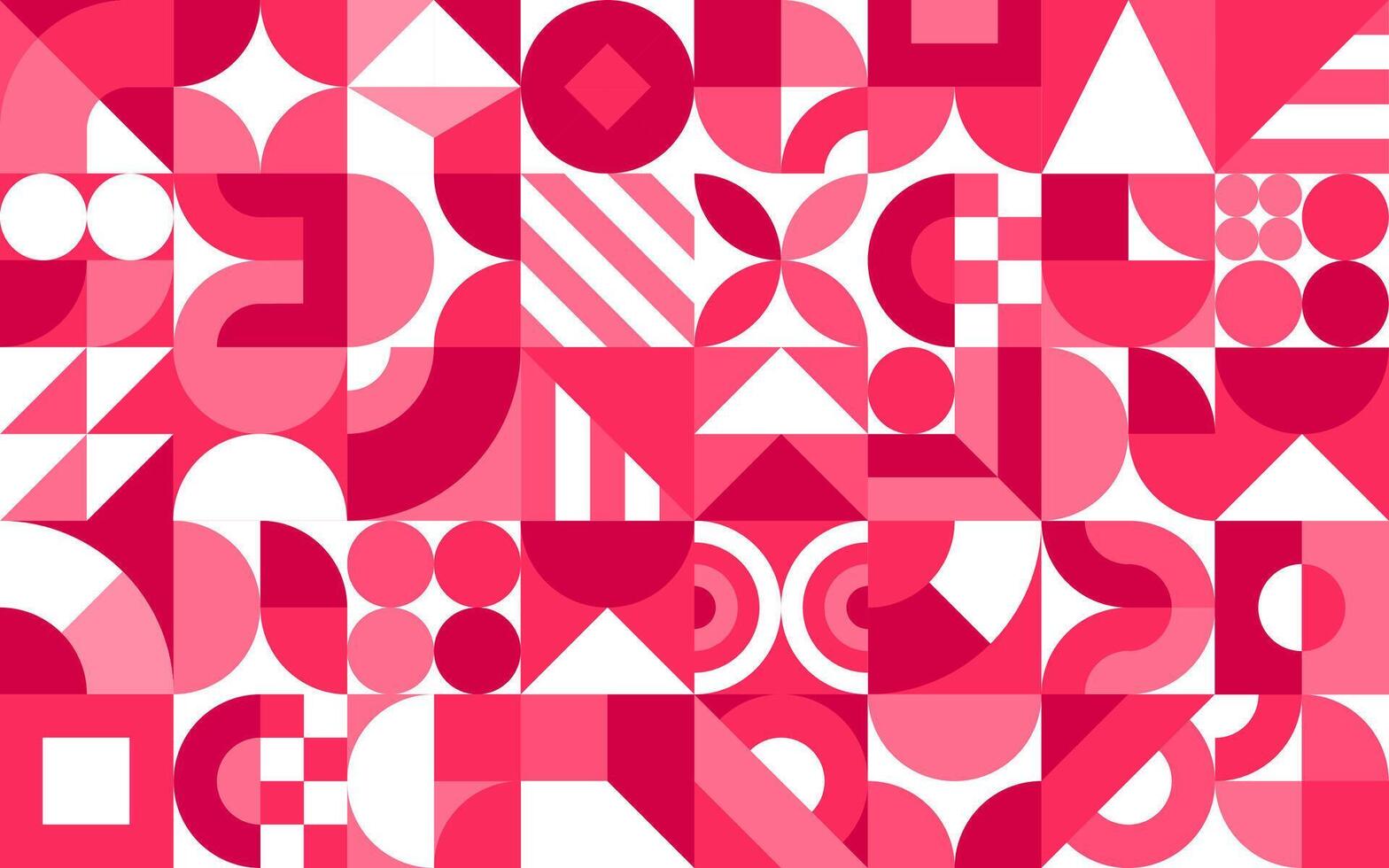 Valentines abstract geometric shapes background vector