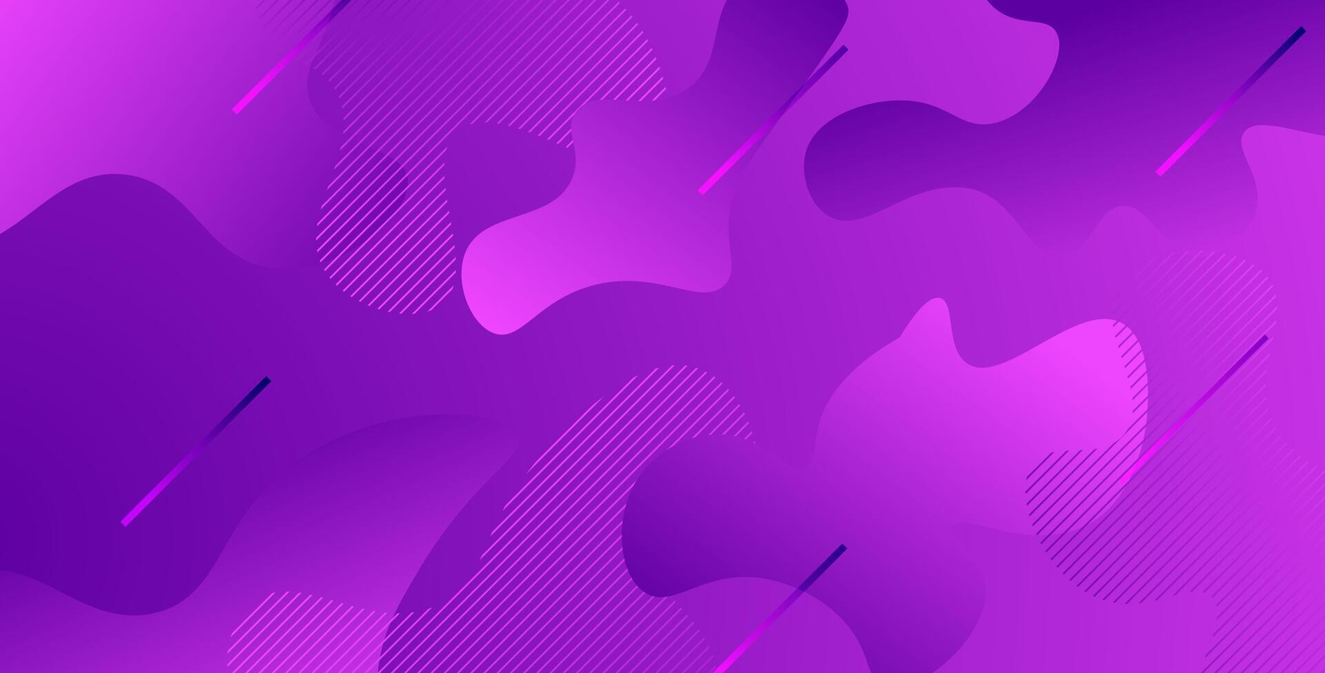 abstract dynamic purple liquid gradient color geometric fluid shape background vector