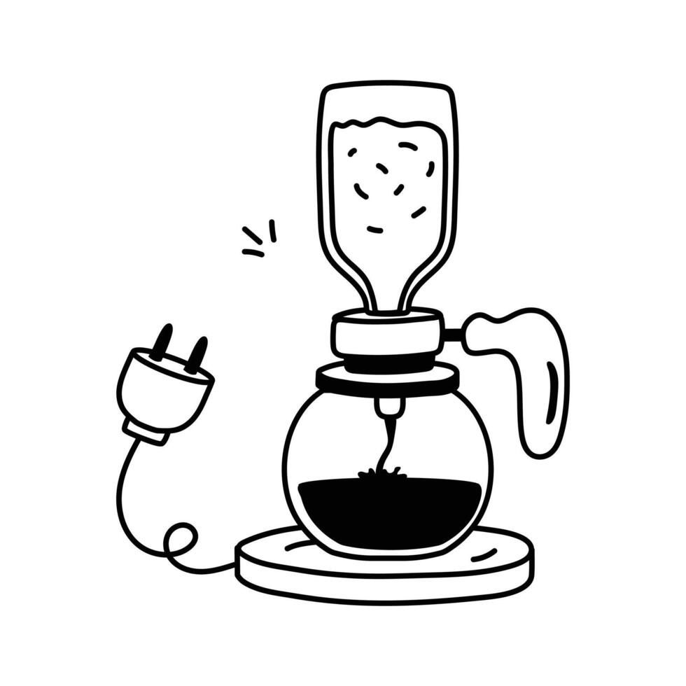 Grab this amazing icon of coffee siphon in modern style vector