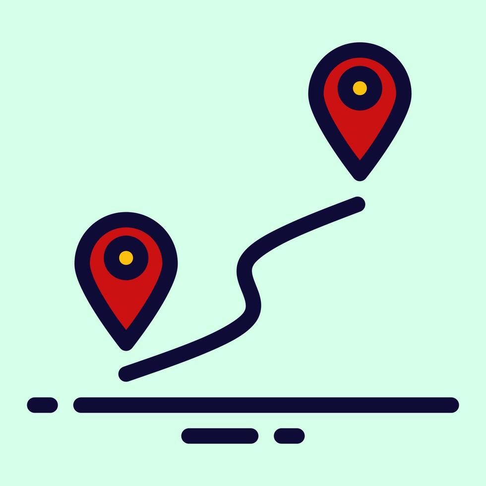 Location Marker Icon Set - Clean and Minimalist Design vector