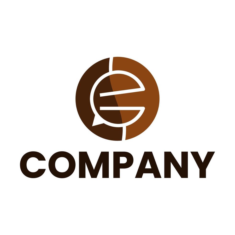 Coffee Chat Logo - Perfect Blend of Coffee and Conversation Design vector