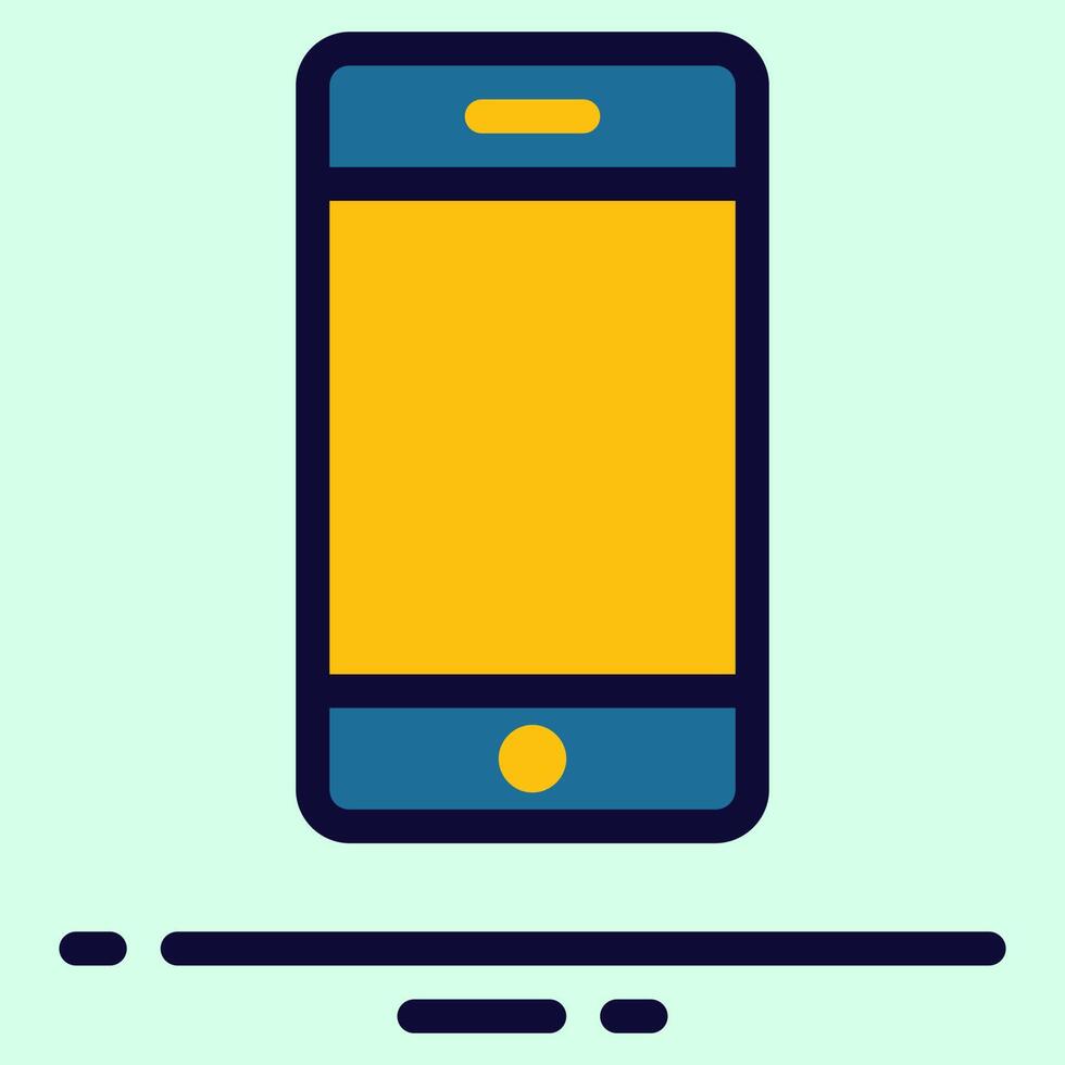 Smartphone Icon - Simple and Modern Communication Design vector