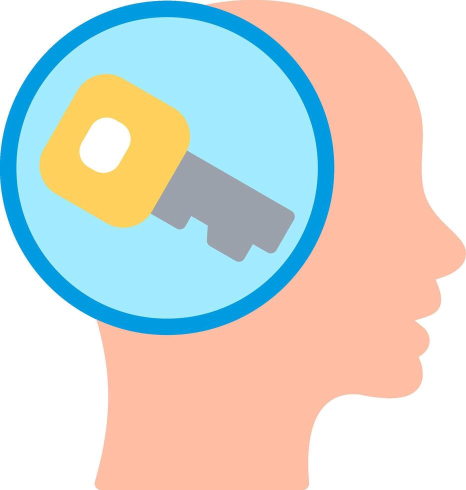 Key Illustration Flat Design vector