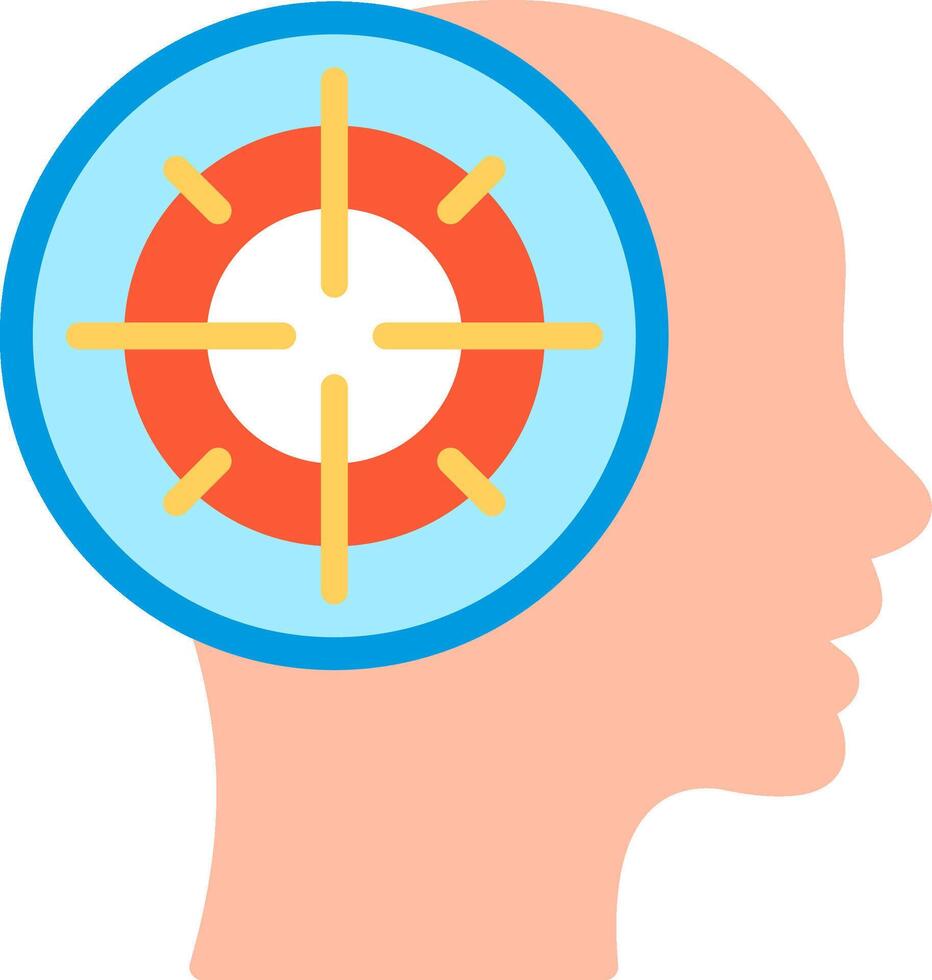 Focus Illustration Flat Design vector