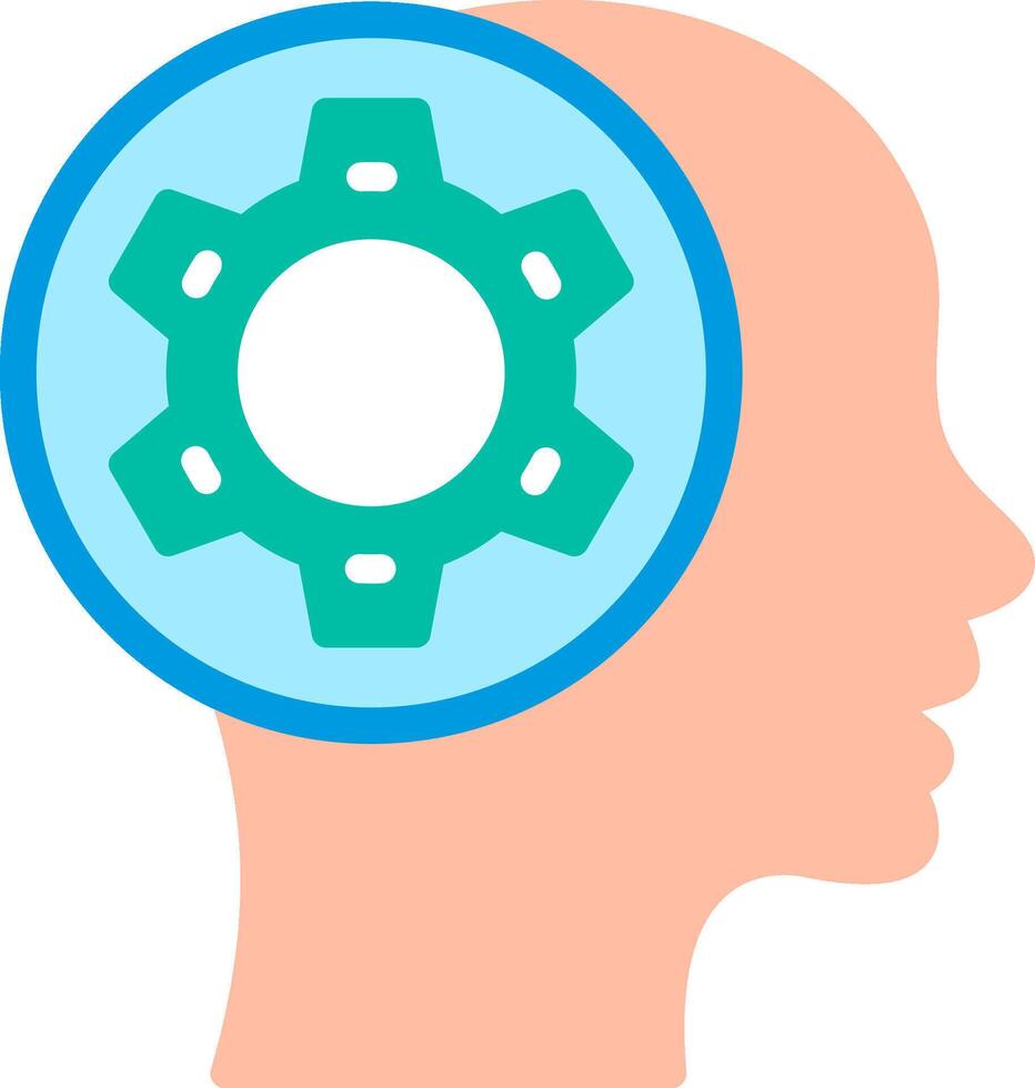 Cogwheel Illustration Flat Design vector