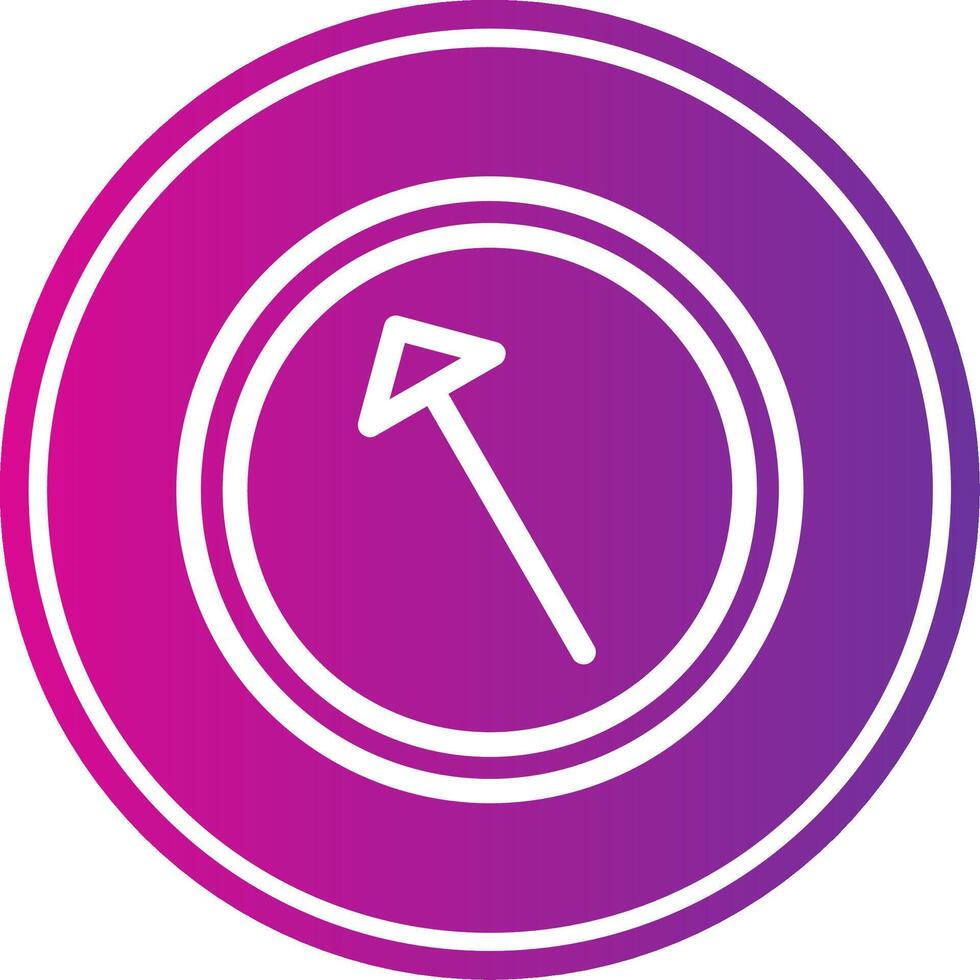 Left Up Colorful Icon Style vector