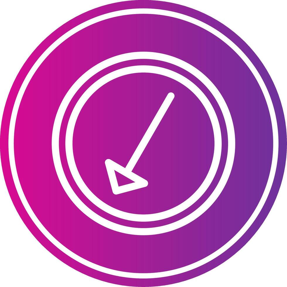 Left Down Colorful Icon Style vector