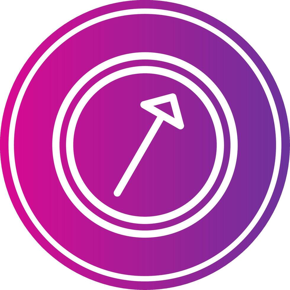 Right Up Colorful Icon Style vector
