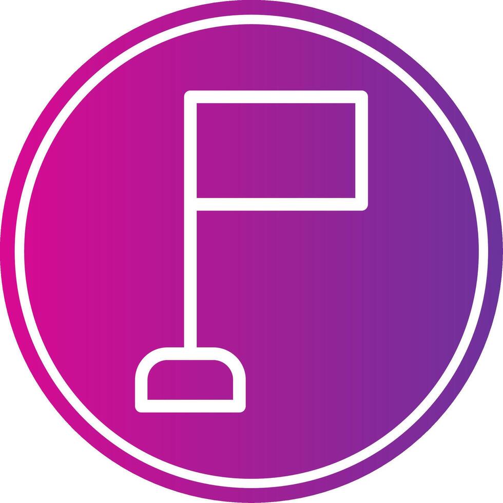Flag Colorful Icon Style vector
