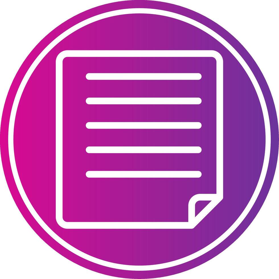 Document Colorful Icon Style vector