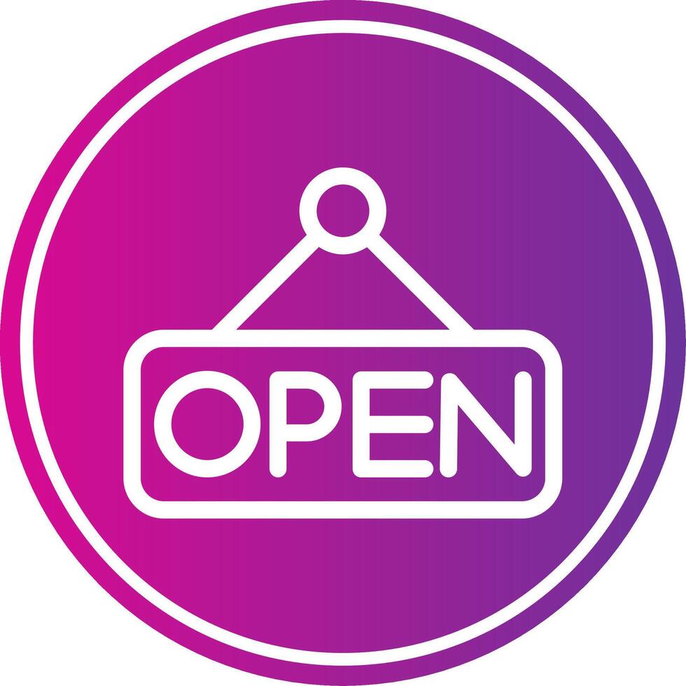 Open Colorful Icon Style vector
