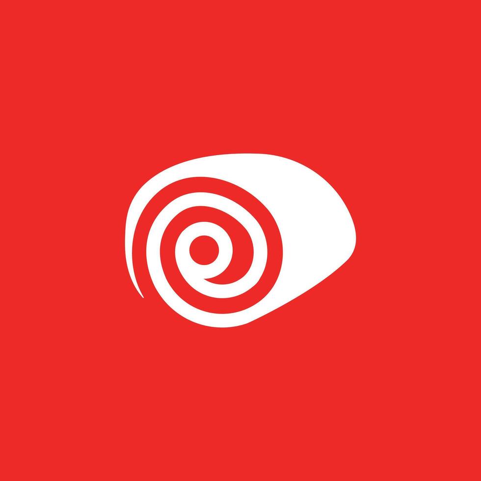 towel logo design template. rolled up roll icon. vector