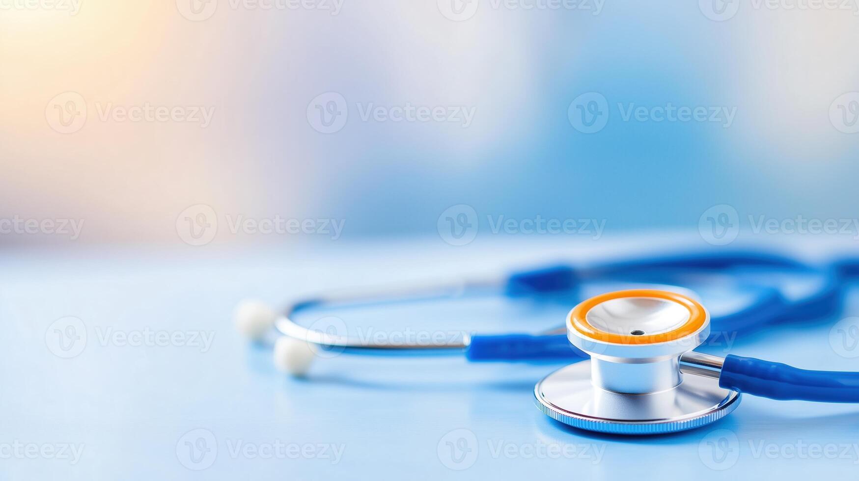 Healthcare Executive Conducting Performance Evaluations in Professional Office Setting with Diverse Medical Team and Evaluative Documents on Table photo