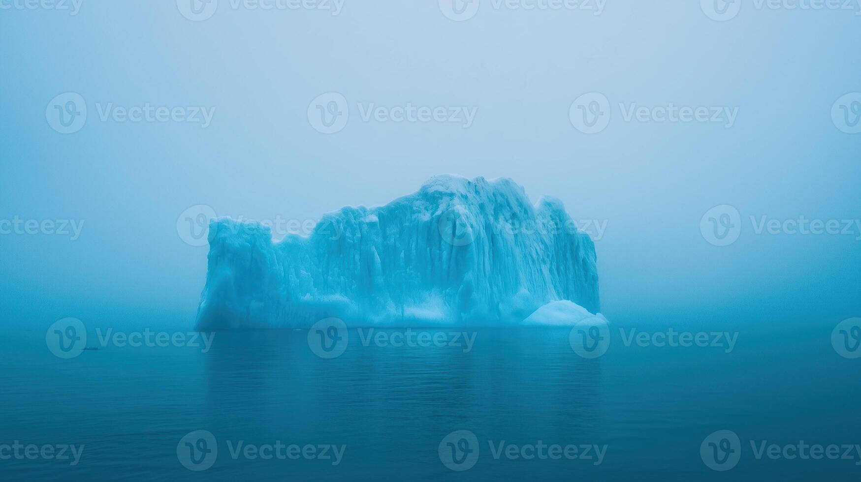 Climate Change Majestic Icebergs Floating in Jokulsarlon Glacier Lagoon for Arctic Serenity and Captivating Natural Beauty photo