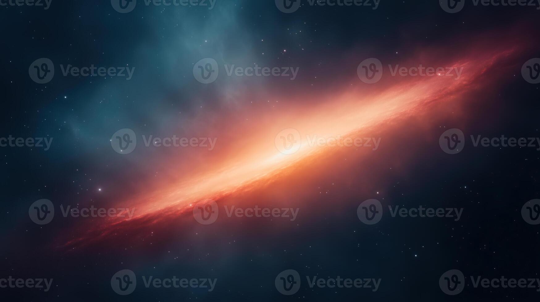 Cosmic Spiral Galaxy with Swirling Stars and Nebula in Deep Space Background for Astronomy and Futuristic Design photo