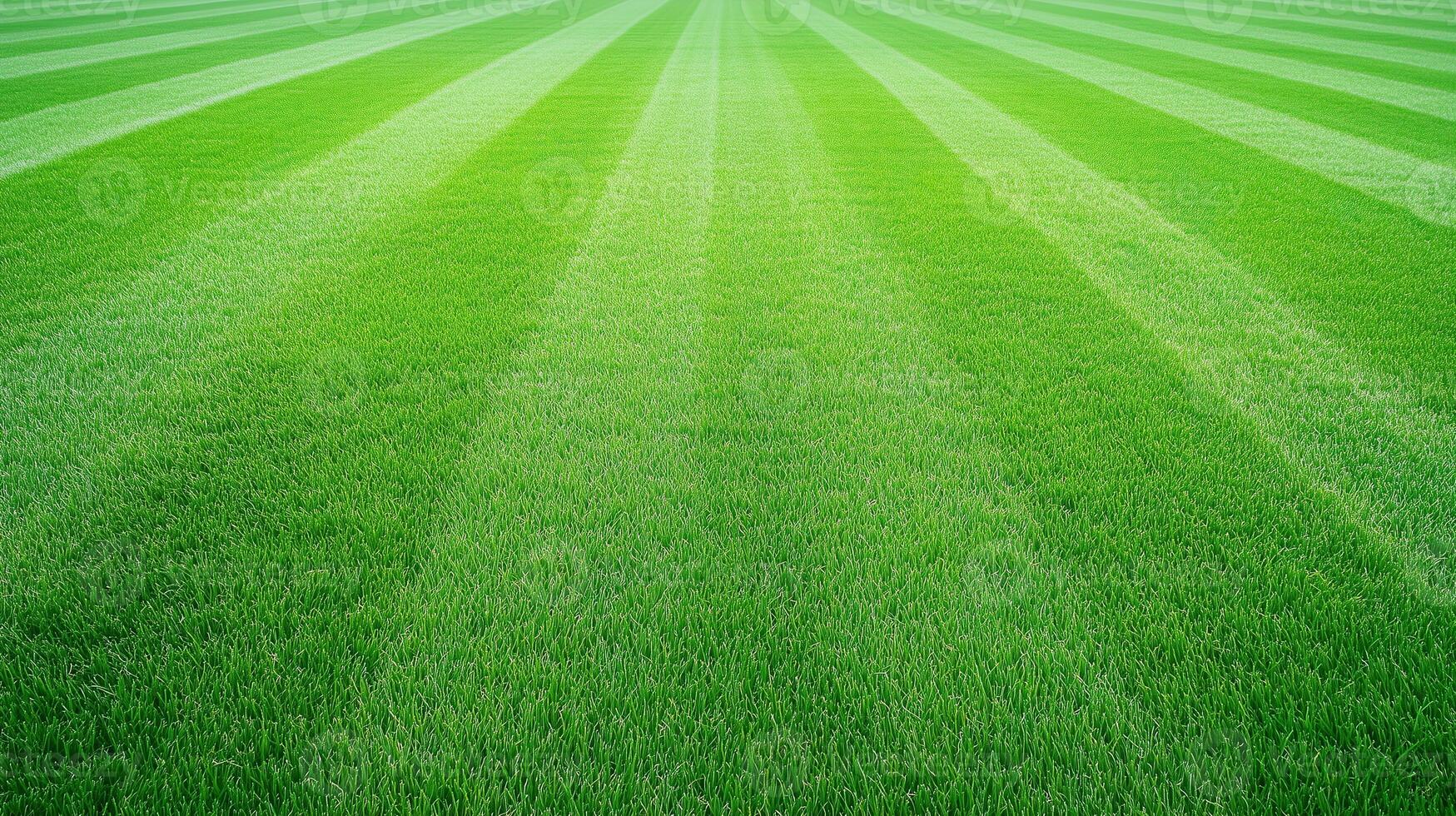 Lush Green Manicured Grass Texture Background With Perfectly Aligned Lawn Stripes Ideal For Nature And Landscape Projects Capturing The Freshness Of Spring Or Summer Gardening Themes photo
