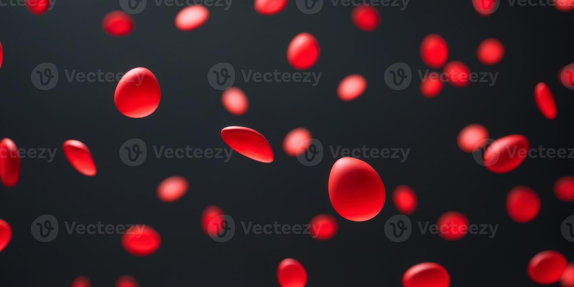 true black Background red foreground abstract forms floating dropletstrue black Background red foreground abstract forms floating droplets. photo