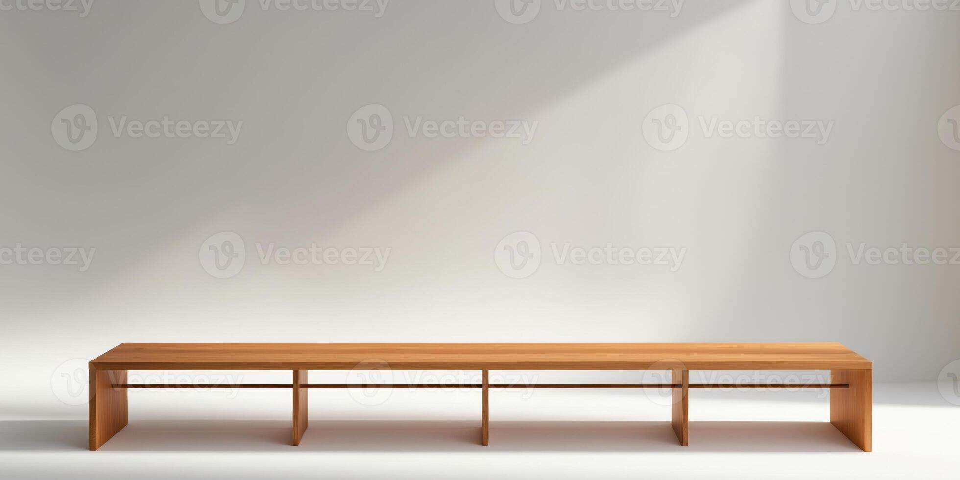 A wooden shelf with six shelves and empty spacesA wooden shelf with six shelves and empty spaces. photo