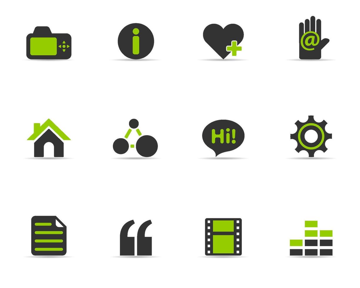 portfolio icons illustration vector