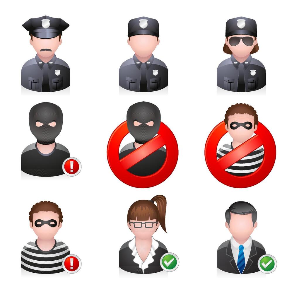 Security people icon illustration vector