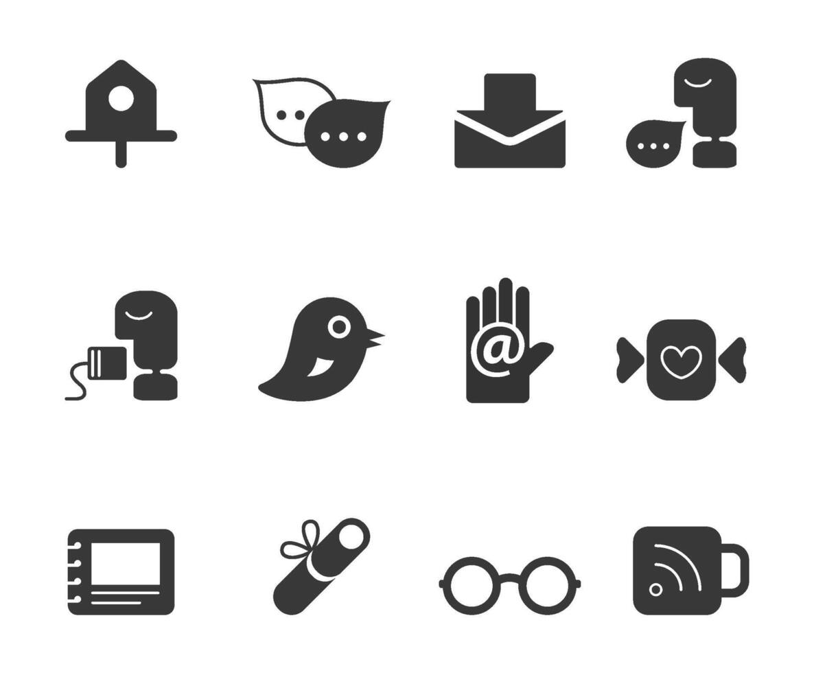 Universal icons illustration vector