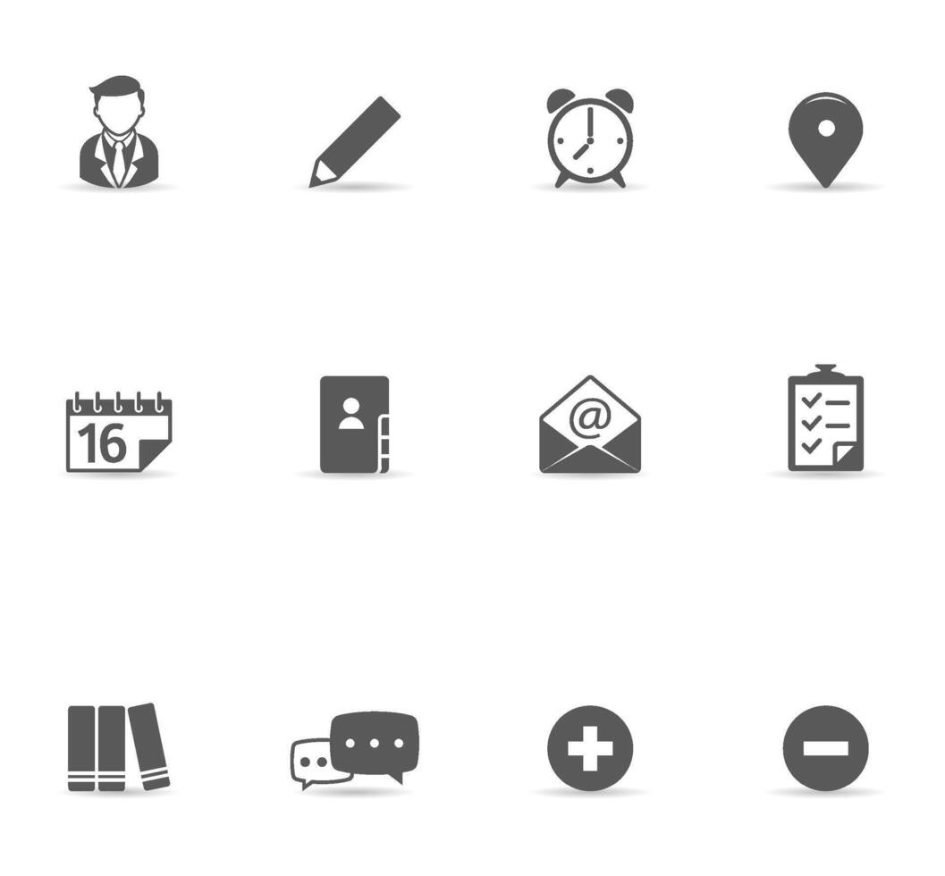 Group collaboration single color icon set illustration vector