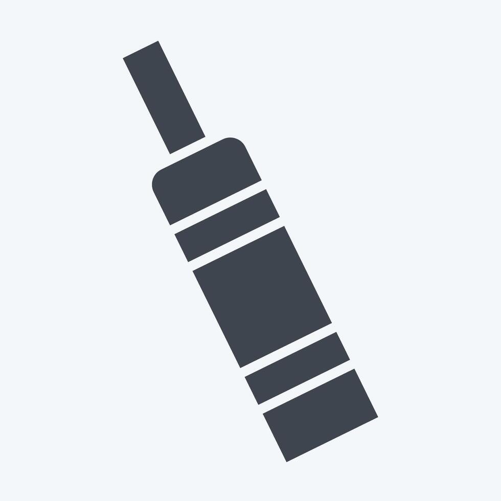 Icon CBD. related to Vape symbol. glyph style. design editable 1 vector