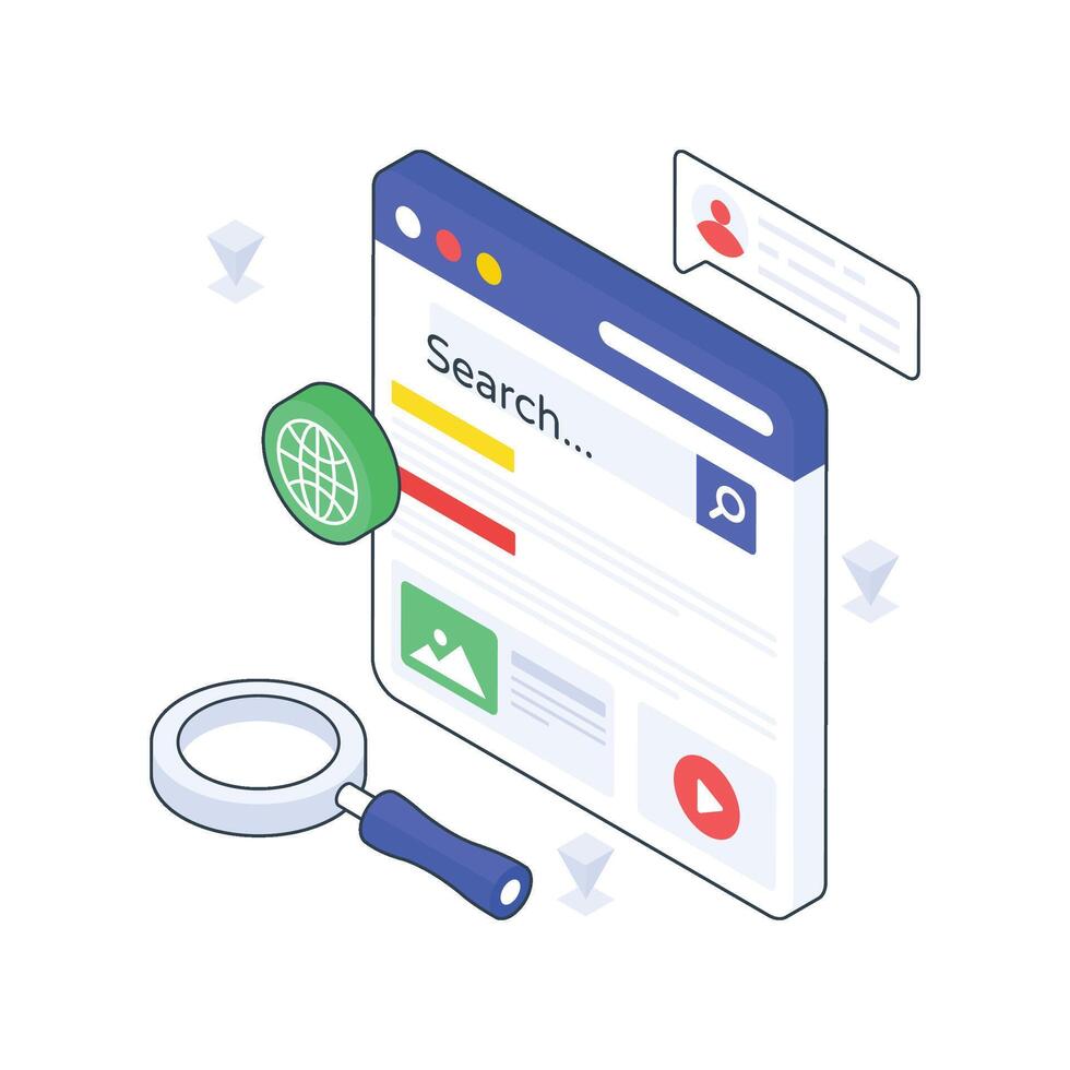 Search Results isometric Colored illustration vector