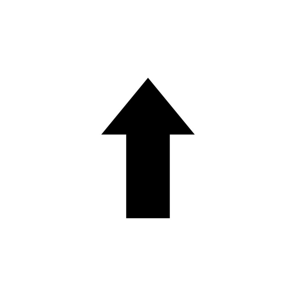 arrow, up Stylish Icon Design vector
