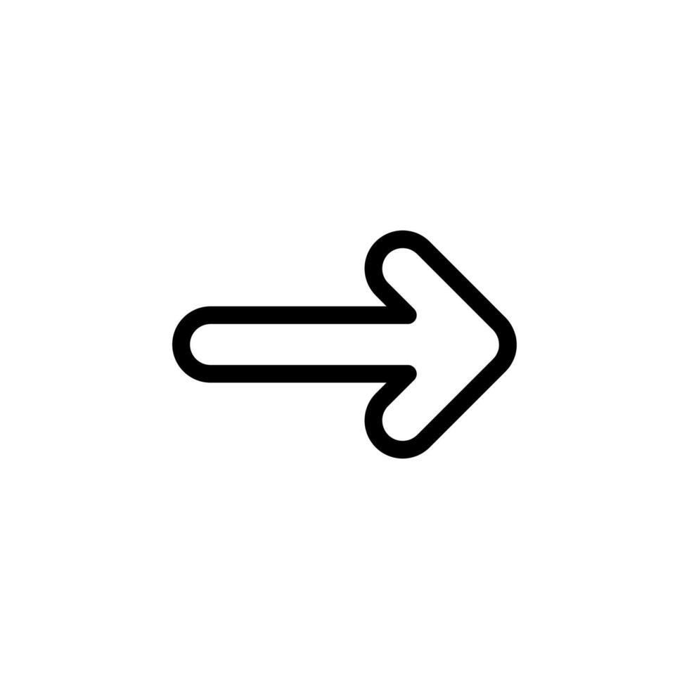 arrow, right Icon Design Concept vector