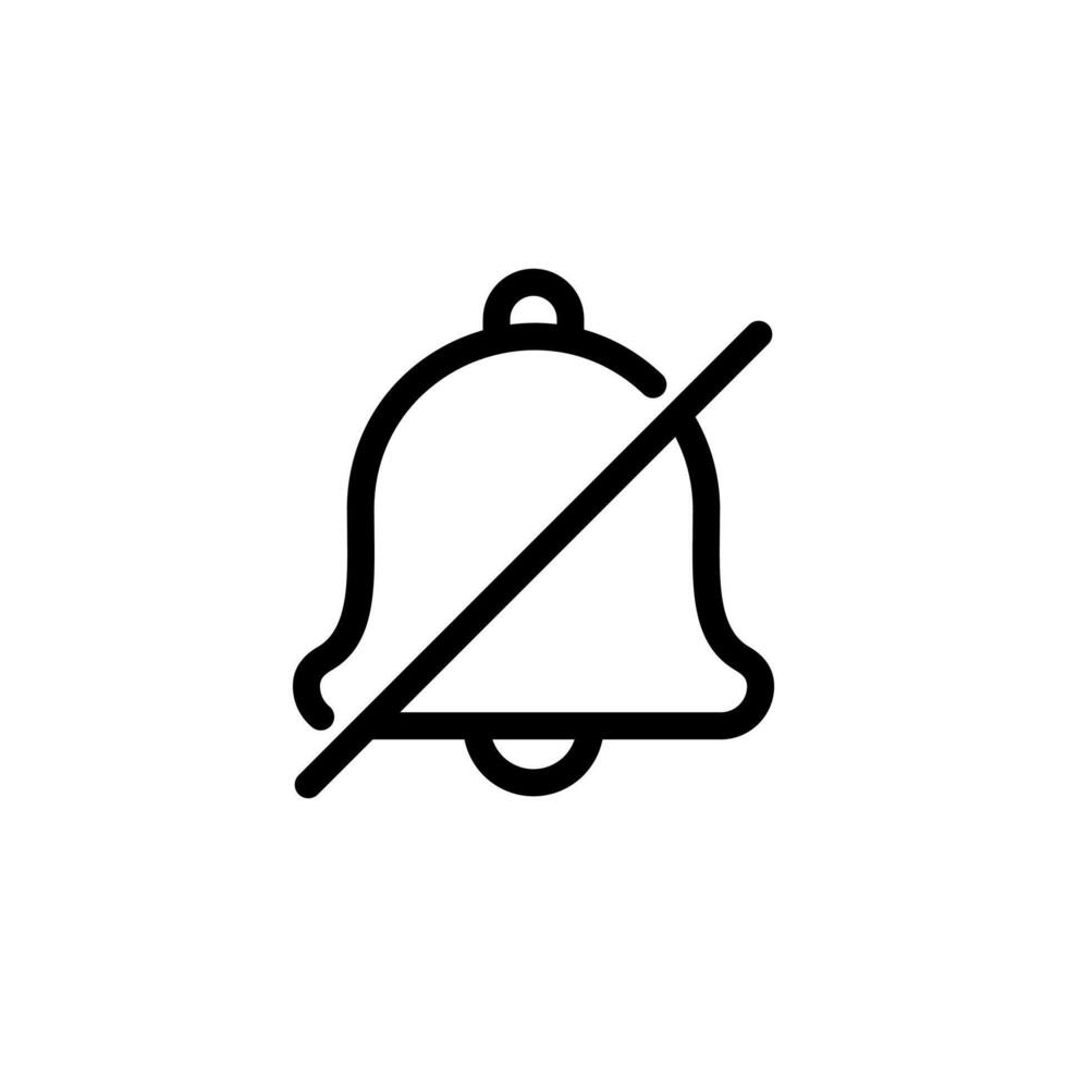 silent notification Icon Design Art vector