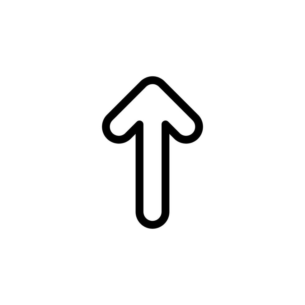 arrow, up Icon Logo Design vector