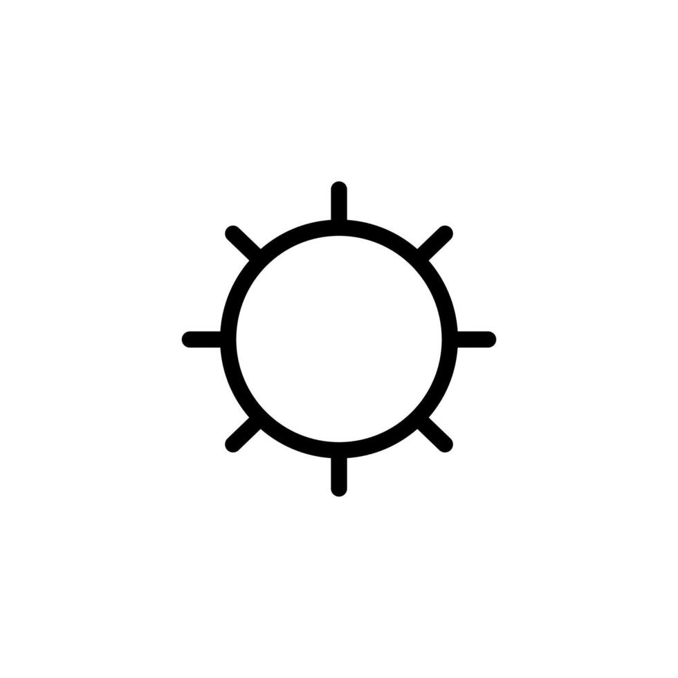 settings button Simple and Elegant Icon Design Template vector