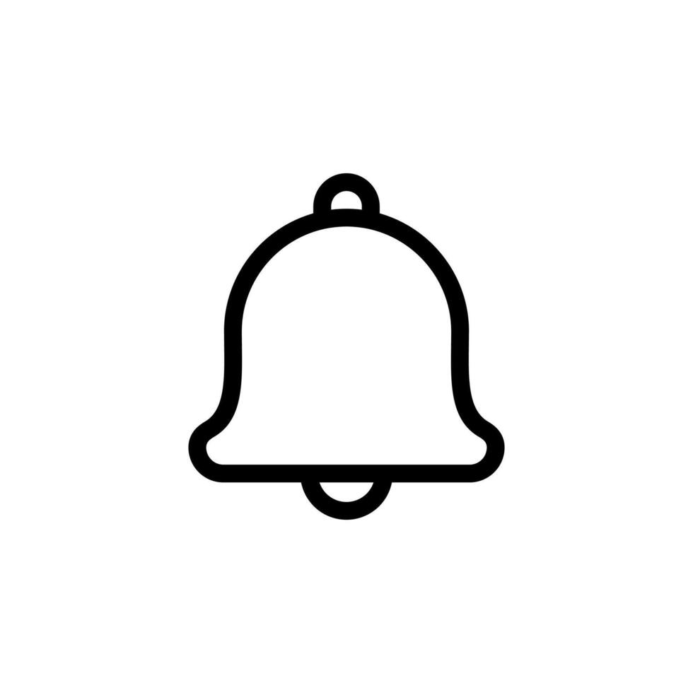 notification bell Icon Design Art vector