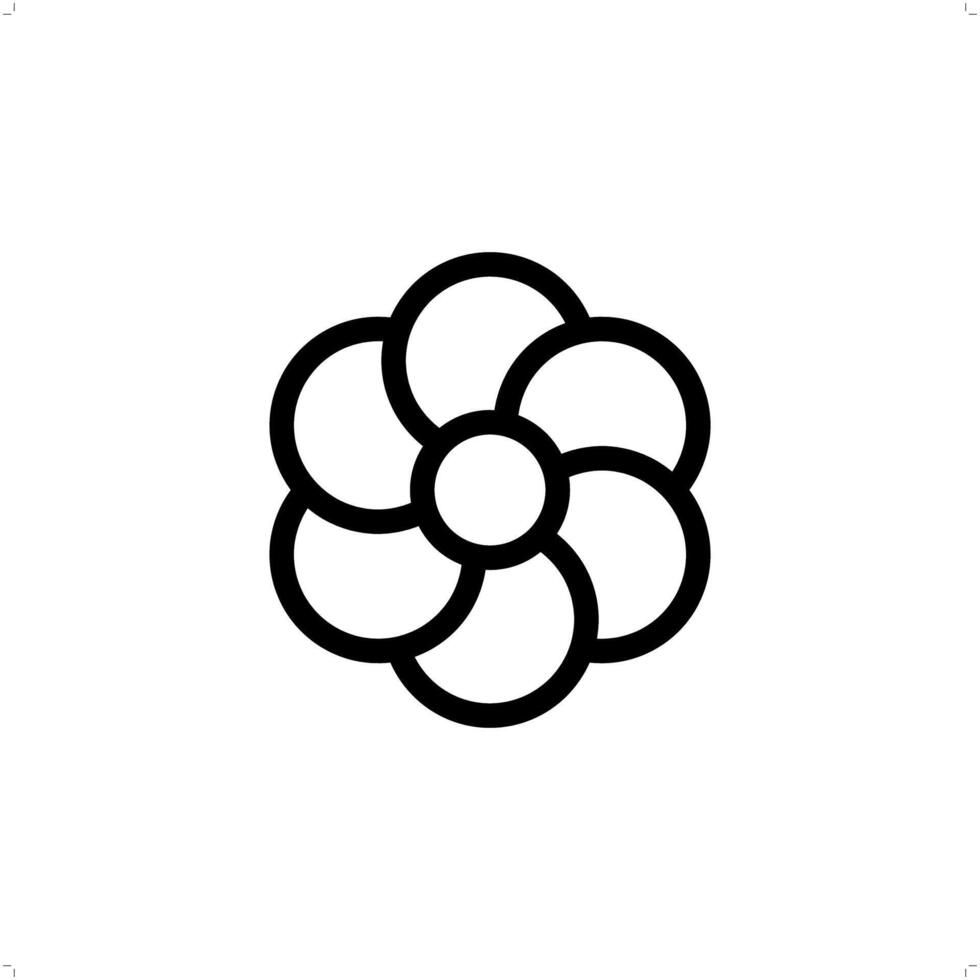 flower, garden Stylish Icon Design Template vector