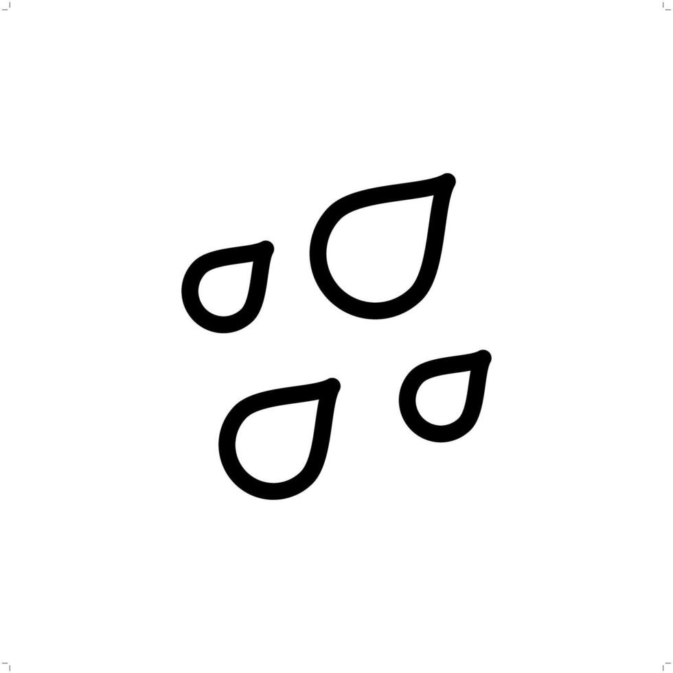 rain, raindrop Modern Icon Design for Professionals vector