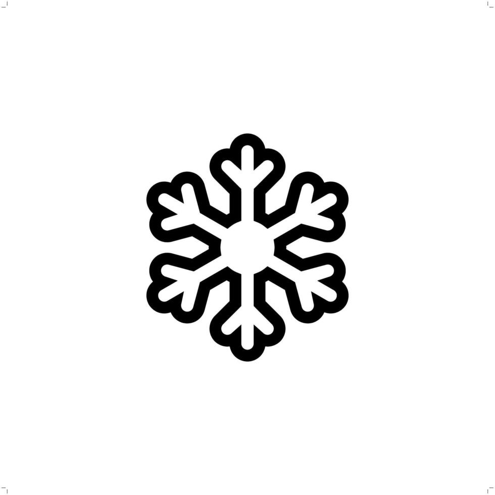 snow, snowflake Exclusive Icon Design Collection vector