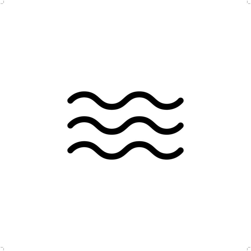river, estuary Premium Icon Design Template vector