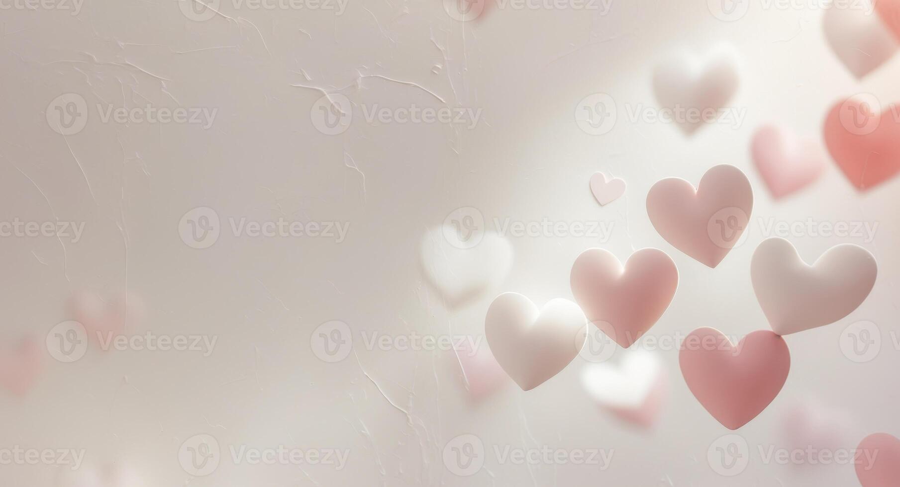 Valentine's Day Hearts Background Perfect For Adding Text Messages And Images On The Left Side Of Wallpaper. photo