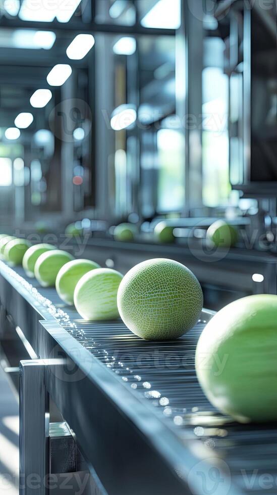 Cantaloupe Processing Line Fresh Produce at Work photo