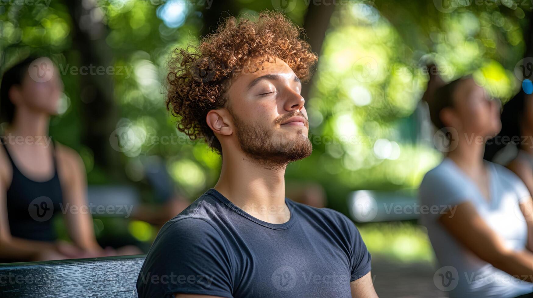 Peaceful Moment in Nature Finding Tranquility photo