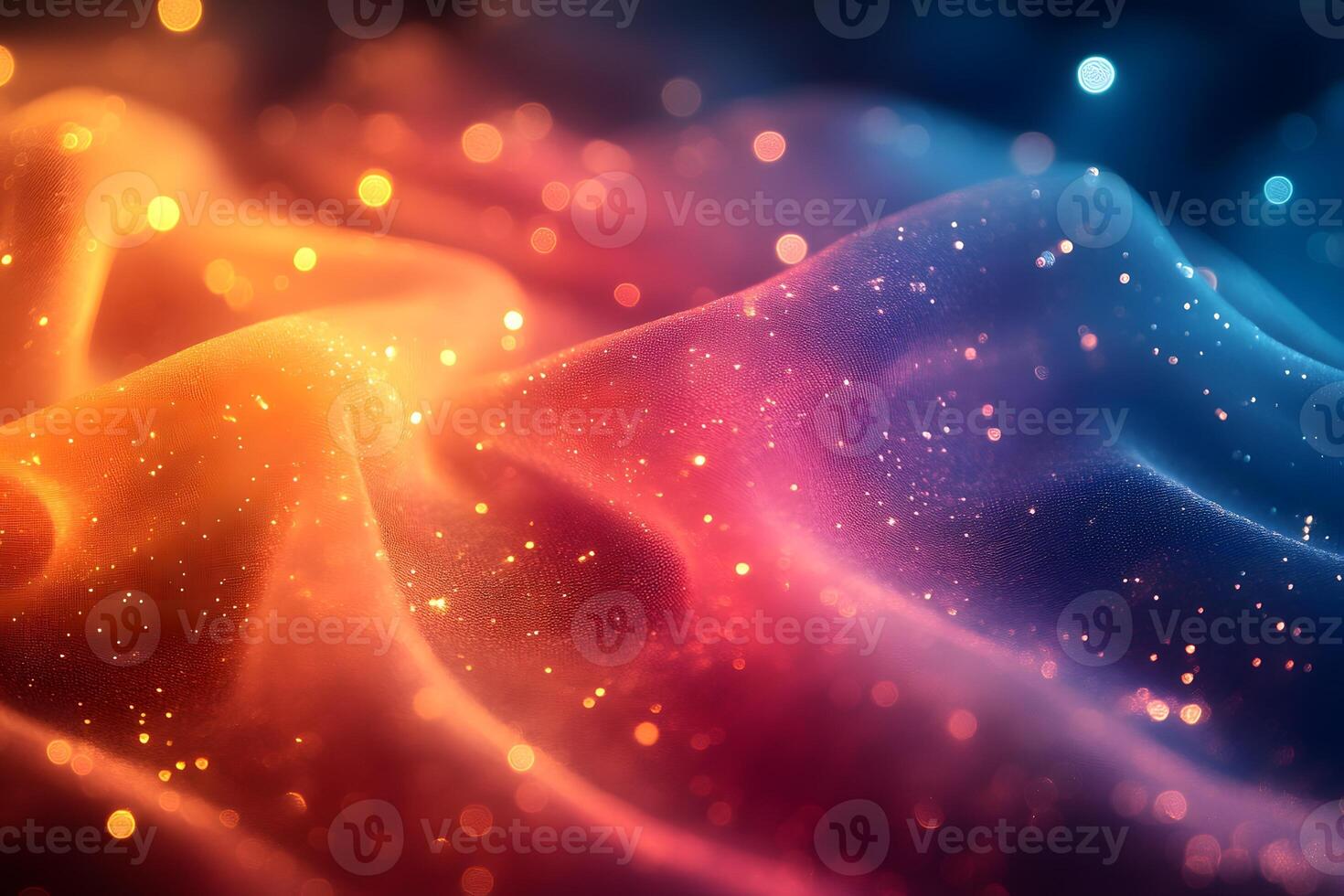 Vibrant Abstract Wave of Colors and Sparkles for Modern Design Projects photo