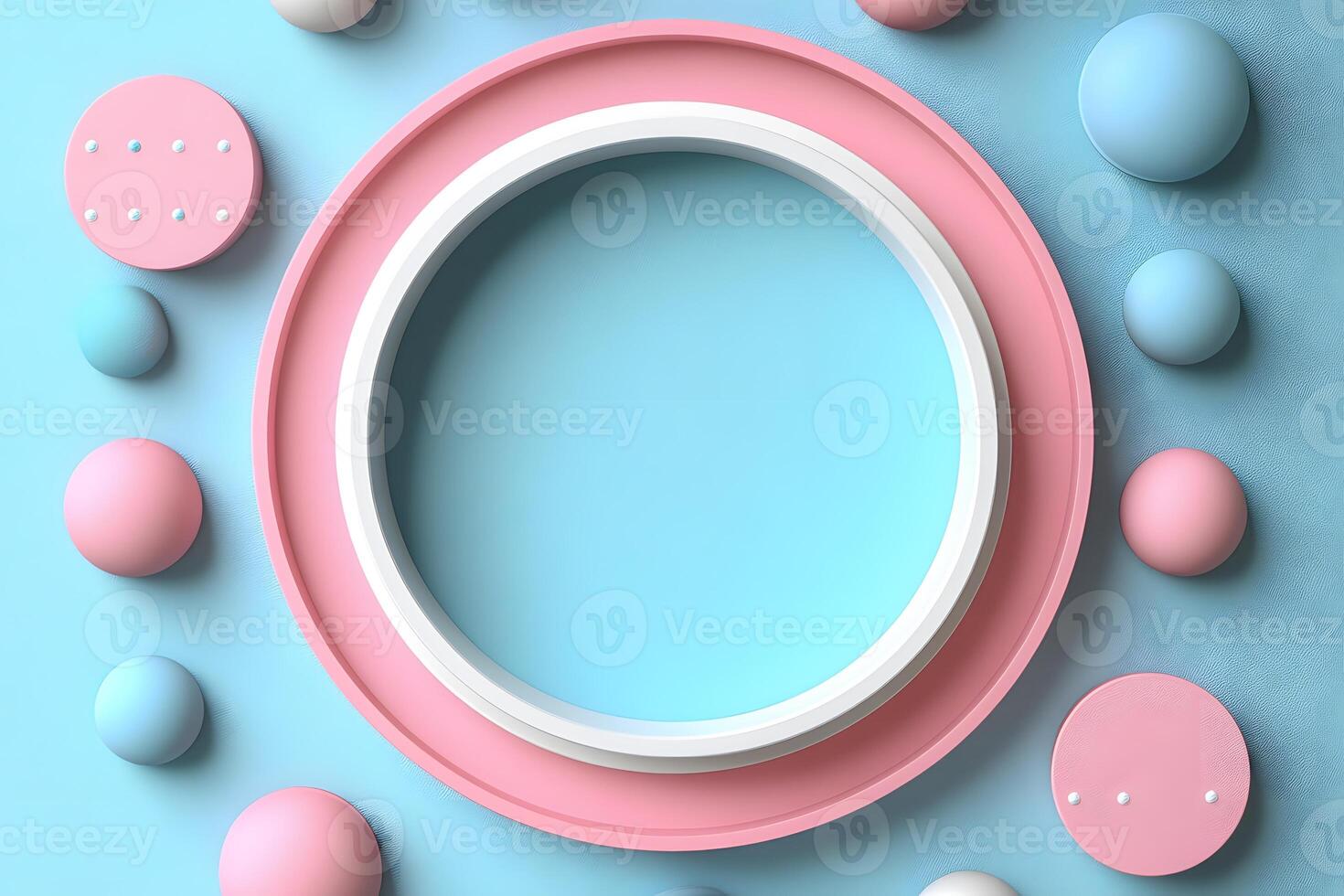Pastel Geometric Abstract Background for Modern Design and Decor photo