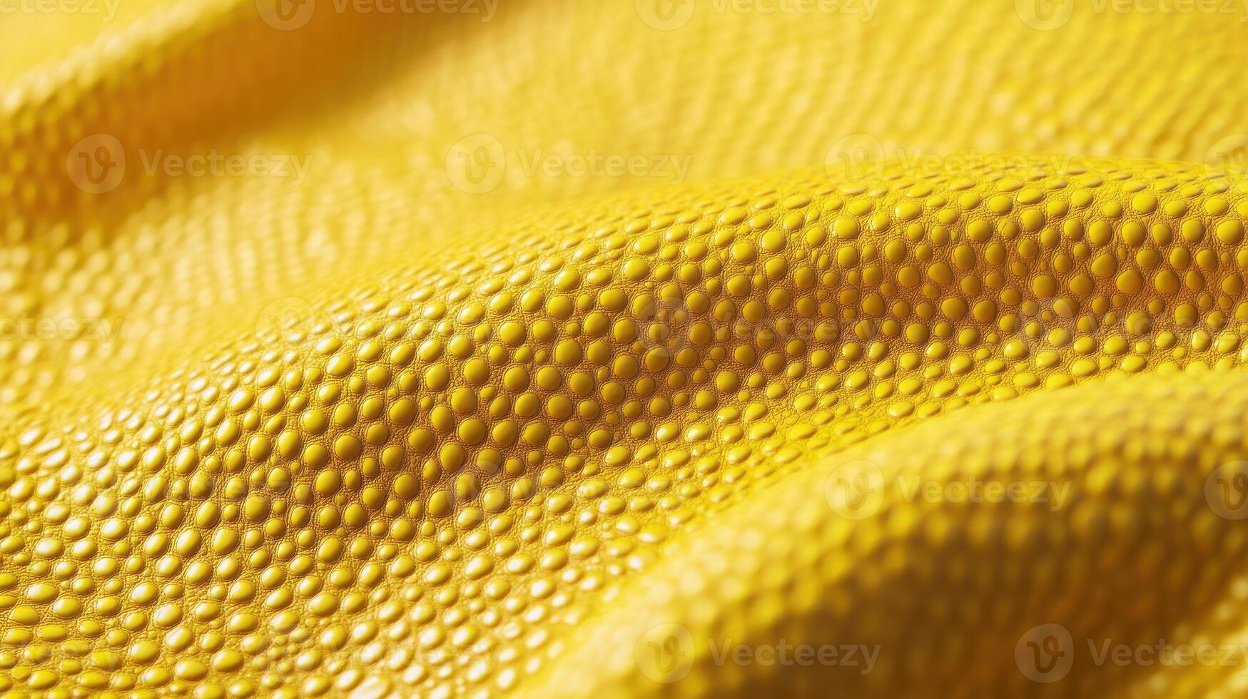 Textured yellow surface with bumpy details highlighting material or fabric concept photo