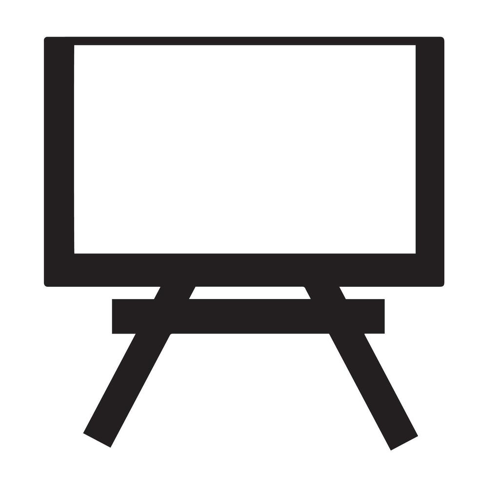 small blackboard flat style design vector